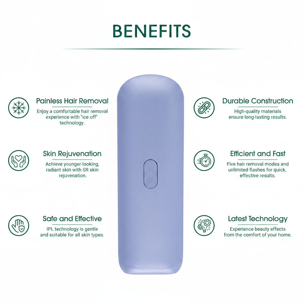 IPL Laser Hair Removal Device – Permanent Smoothness at Home