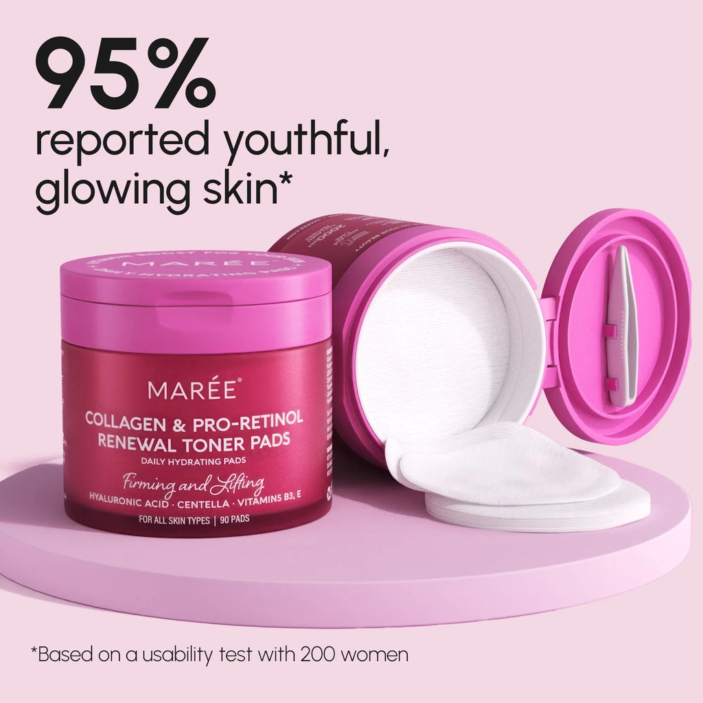 Collagen & Retinol Toner Pads – 60-Second Glow, Visibly Firmer Skin