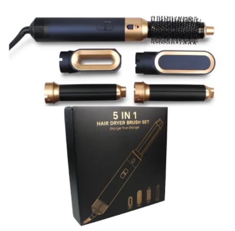 5-in-1 Hair Styler & Curling Iron – Curl, Straighten & Volumize in Minutes